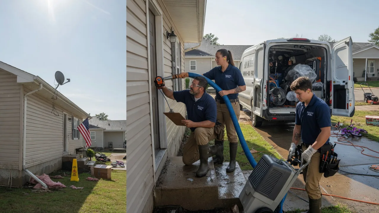 Ceiling Water Damage Restoration in Braman, OK near me